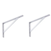 Wall Support Brackets Floating Shelf Steel Reinforced Metal Single-Side Triangle Bracket