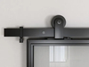 Interior Knocked-Down Sliding Steel Frame Glass Door Metal Sliding Door System