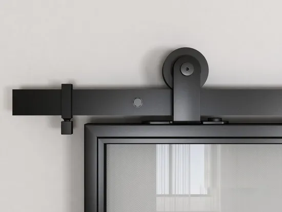 Interior Knocked-Down Sliding Steel Frame Glass Door Metal Sliding Door System