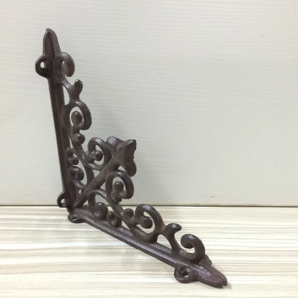Custom High Quality Antique Triangle Cast Iron Wall Bracket