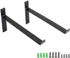 Shelf Brackets Black Iron Heavy Duty Farmhouse Wall Mounted Brackets
