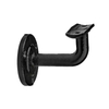 Armrest Bracket Wall Mount Removable Cast Iron Pipe Steel Metal Black Bracket