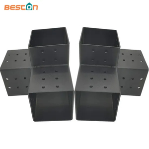 Metal Right Angle Corner Bracket Kit for Wood Beams Gazebo Pergola Kit