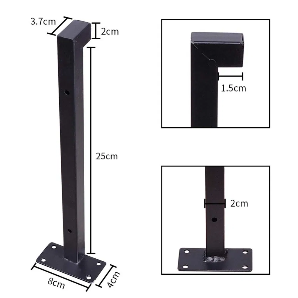 Industrial Iron Wall Mounted Supports Brace Shelf Brackets