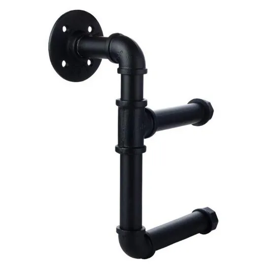 Funny Wall Mounted Bathroom Toilet Water Tube Paper Holder Shelf Bracket