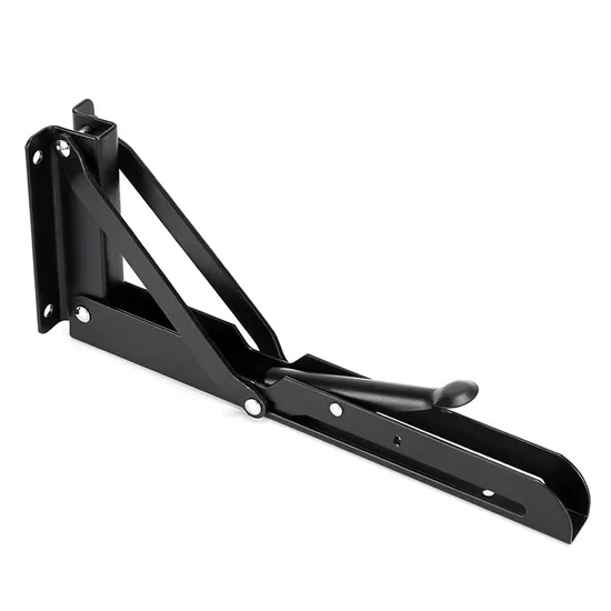 Metal Triangle Table Bench 14/16 Inch Shelf Brackets Stainless Folding Bracket