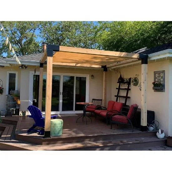 Elevated Wood Stand Kit Outdoor Garden Steel Pergola Brackets Pergola Kits