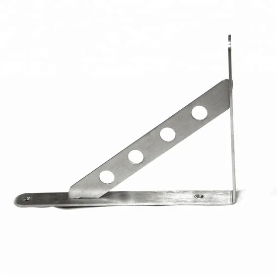Solid Stainless Steel Wall Mounted Shelf Supporter 90 Degree Angle Bracket Frame