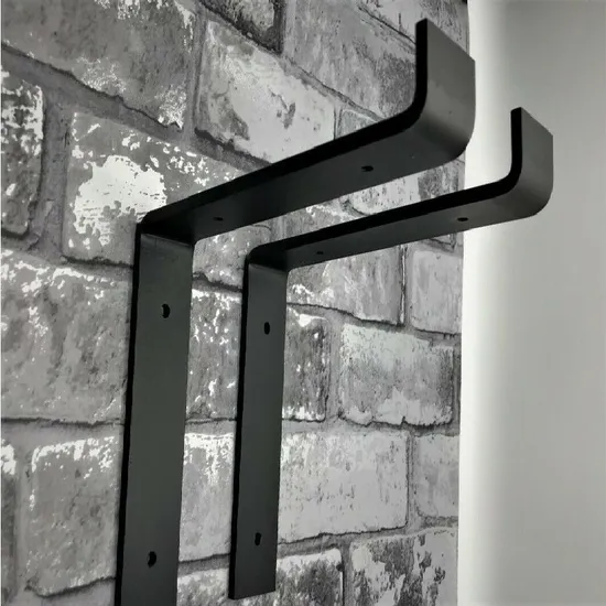 Floating Shelf Bracket Industrial Iron Angle Wall Brackets