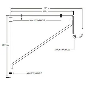 Closet Shelf Bracket &amp; Rod Brackets Black Closet Pole Shelves Brackets