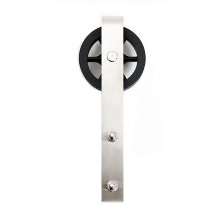 Brushed Nickel Sliding System Antique Brass Bifold Bypass Double Barn Door Hardware Kit for Interior Wood Door Mount Side DIY Track Satin Nickle Accessories