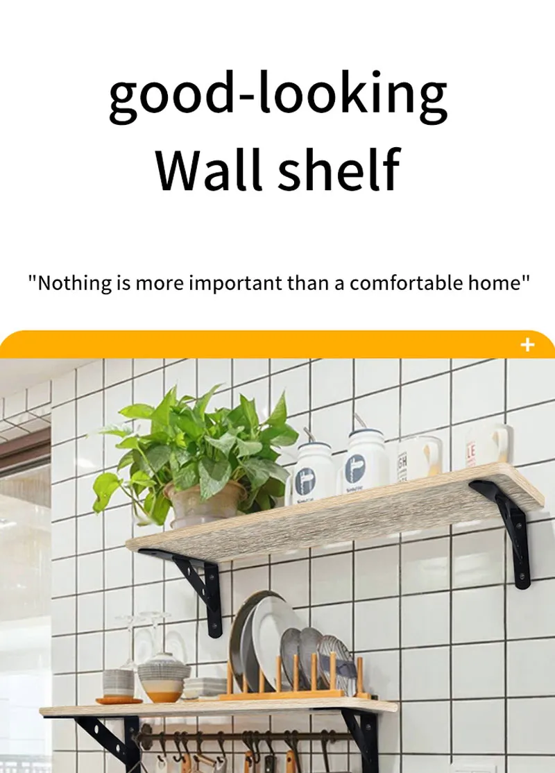 Thickened Wall Shelf Support Fixed Partition Triangle Bracket