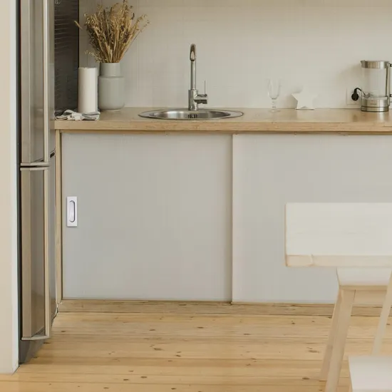 Cabinet Closet Door Small Sliding Handle Stainless Steel Door Pull Hardware