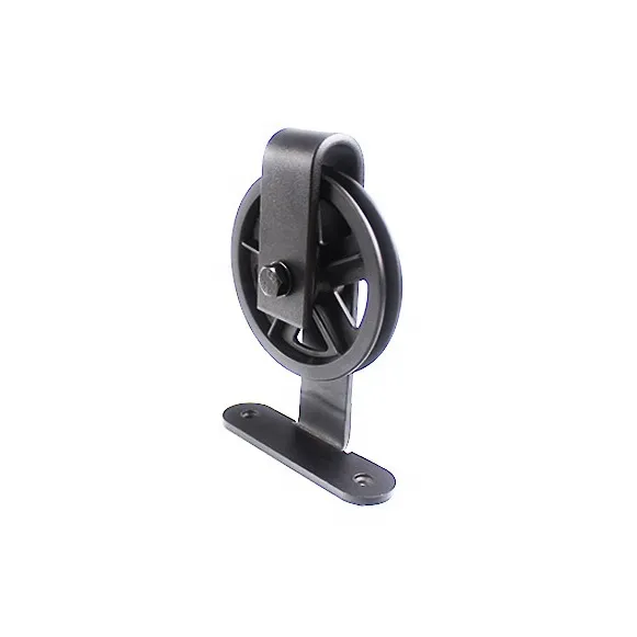 6.6FT Big Wheel Top Mounted Sliding Barn Door Basic Track Hardware Kit