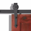 Carbon Steel Rustic Sliding Barn Door Hardware Kits for Interior