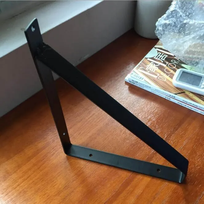 Ready Stock Wholesale Steel Metal Floating Corner Shelf Brackets