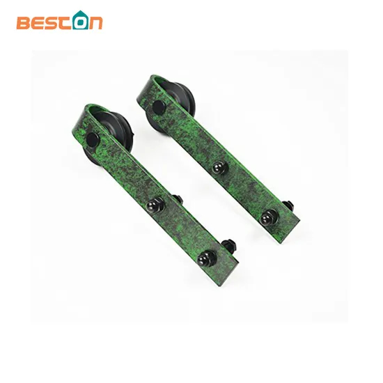 Green Interior Decoration Sliding Barn Door Hanger Sliding Barn Door Hardware Kit