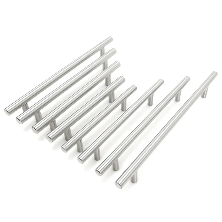 Stainless Steel Cabinets Handles Long T Bar Lever Pull Door Handle