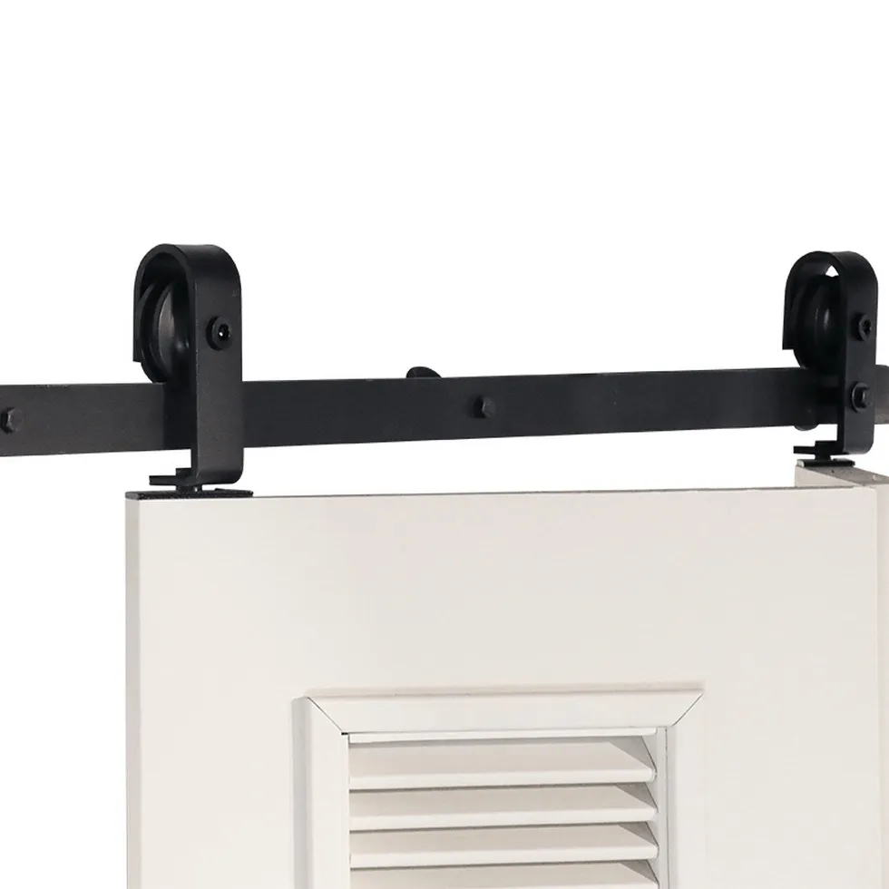 Customizable Design Black Sliding Barn Door Hardware Kit for Sliding Door