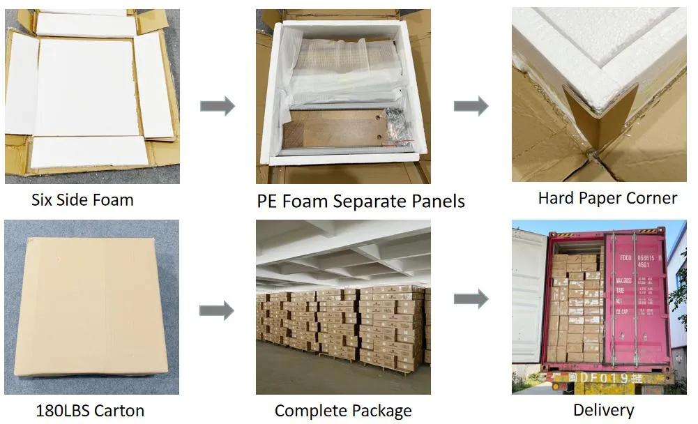 New Bedroom Metal Wood Bedside Table Night Stand