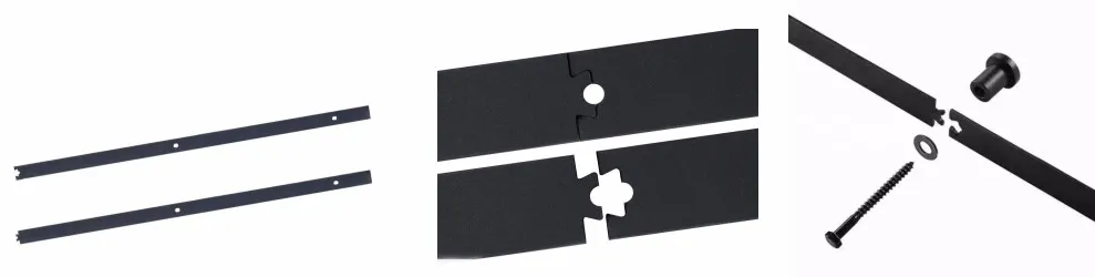 Modern Straight Roller Interior Wood Sliding Barn Door Hardware