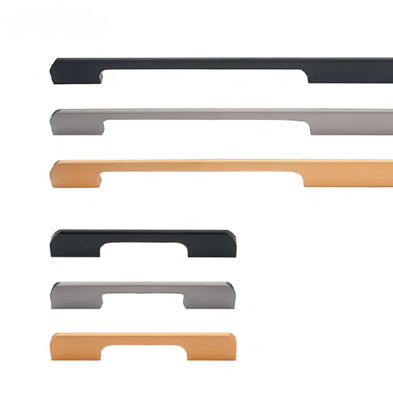 Drawer Kitchen Cabinet Pull Cupboard Wardrobe Handles Aluminium Profile Handle