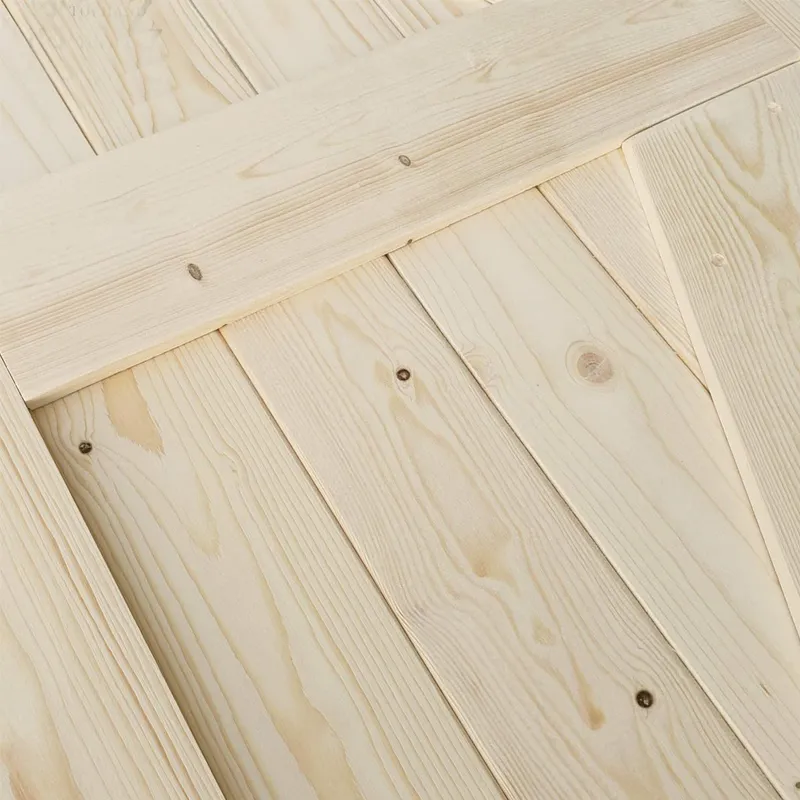 5 FT Sliding Barn Door Hardware Kit Set and Floor Guide