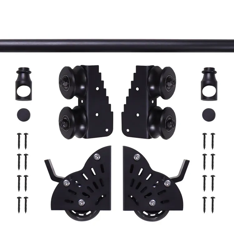 Library Ladder Hardware 4m Steel Sliding Bookshelf Ladder Hardware Kit