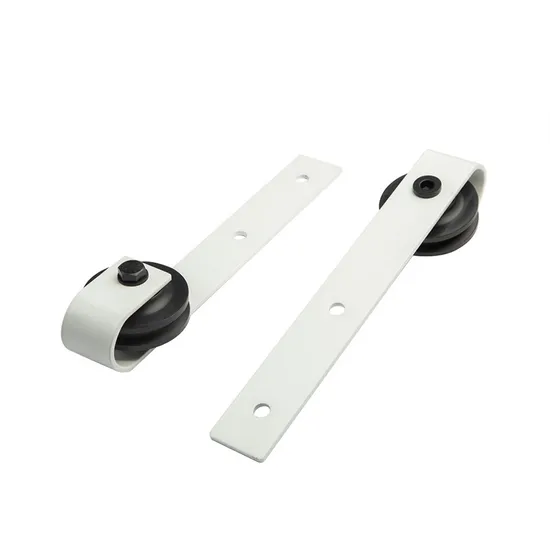 Cabinets White Powder Coated Barn Door Hardware Solid Wooden Door