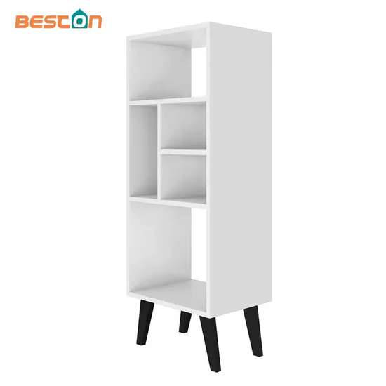 White Bookshelf with Plenty of Storage Open Shelf Bookcase