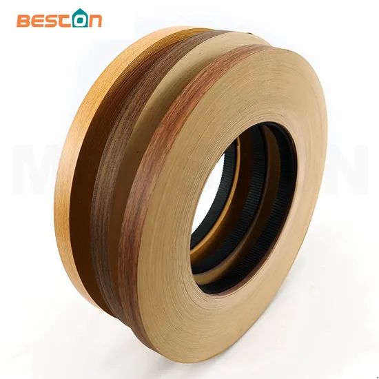 MDF Standard Wood Grain PVC Edge Banding Tape Strip Band Belt