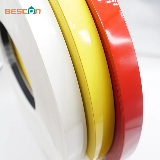 Customized Plastic PVC ABS Edge Banding for Furniture Fittings PVC Edge Banding