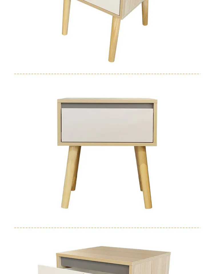 China Manufacturer Modern Bedroom Furniture Bedroom Cabinet Bedside Table