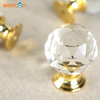 Cupboard Drawer Door Cabinet Pulls Crystal Knob Gold Kitchen Handles