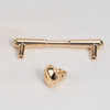 Zinc Alloy Kitchen Cabinet Handles Drawer Knobs Bright Chrome Furniture Handle