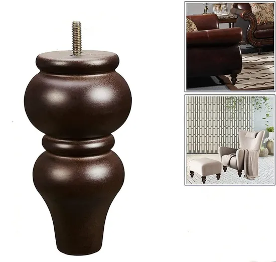 Good Load-Bearing Sofa Stylish and Stable Cabinet Hardware Solid Wood Furniture Leg