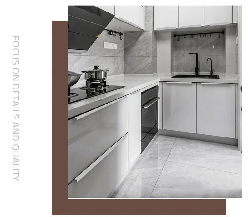 Aluminum Alloy Free Punching Extended Drawer Cabinet Door Edge Seal Handle