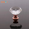 Crystal Drawer Knobs Furniture Kitchen Diamond Glass Cabinet Dresser Door Knob