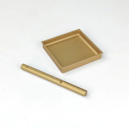 Aluminium Recessed Cabinet Square Handles Concealed Sliding Barn Door Wardrobe Pull Handle