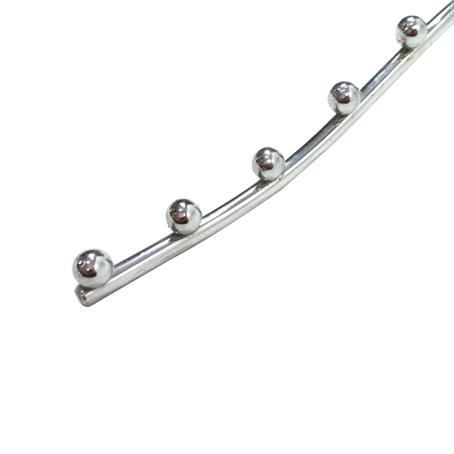 Chrome Finish Metal Wire Display Iron Waterfall Hooks for Clothes