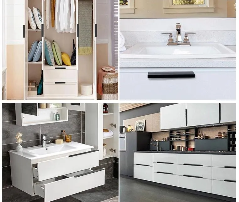 Cabinet Kitchen Drawer Hdanle Aluminum Furniture Handle Profile