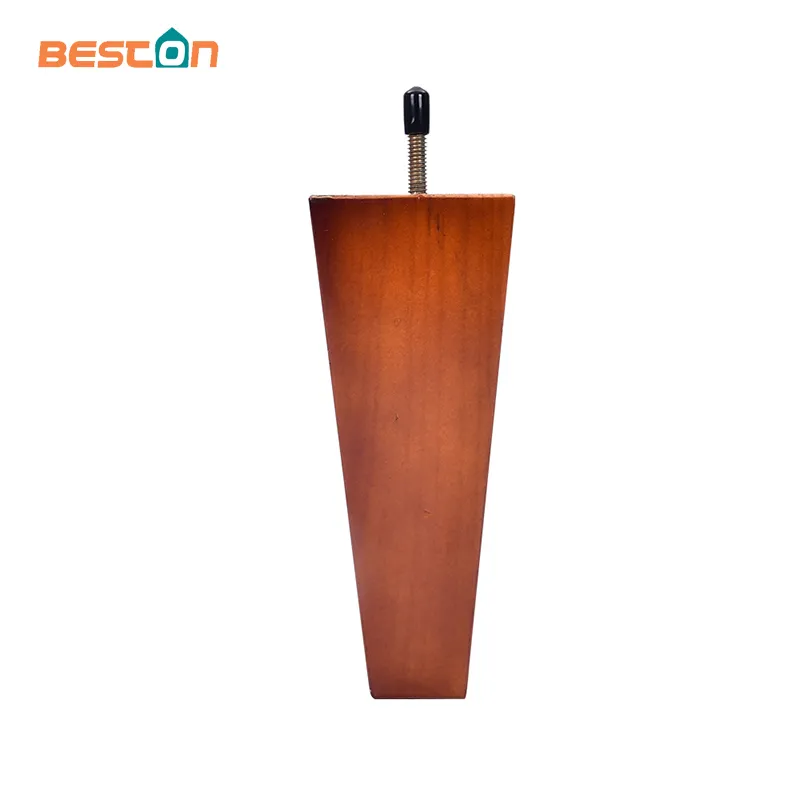 Wooden Sofa Legs Brown Rubber Wood Sofa Feet Nice Tapered Cabinet Legs