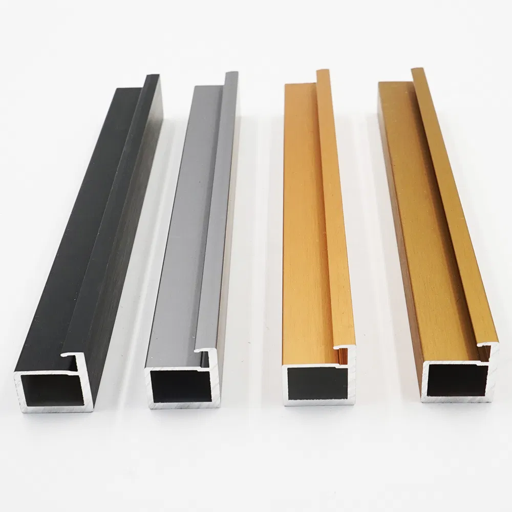 Aluminum Frame Glass Swing Door for Walk in Closet