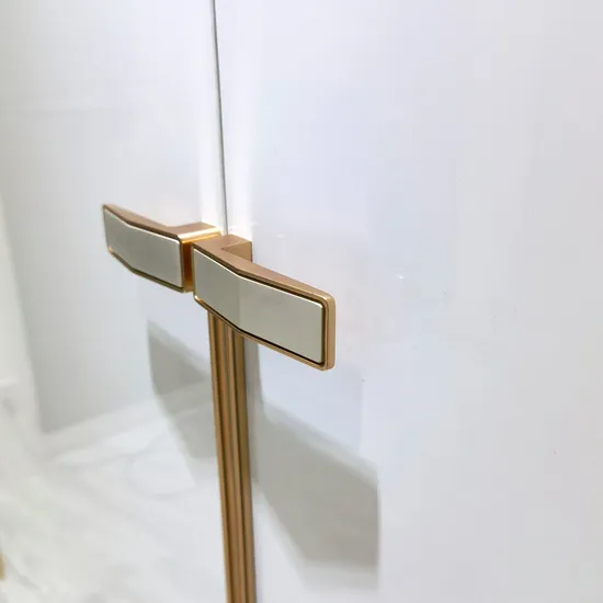 Zinc Alloy Furniture Handles New Design Leather Cabinet Wardrobe Door Handles