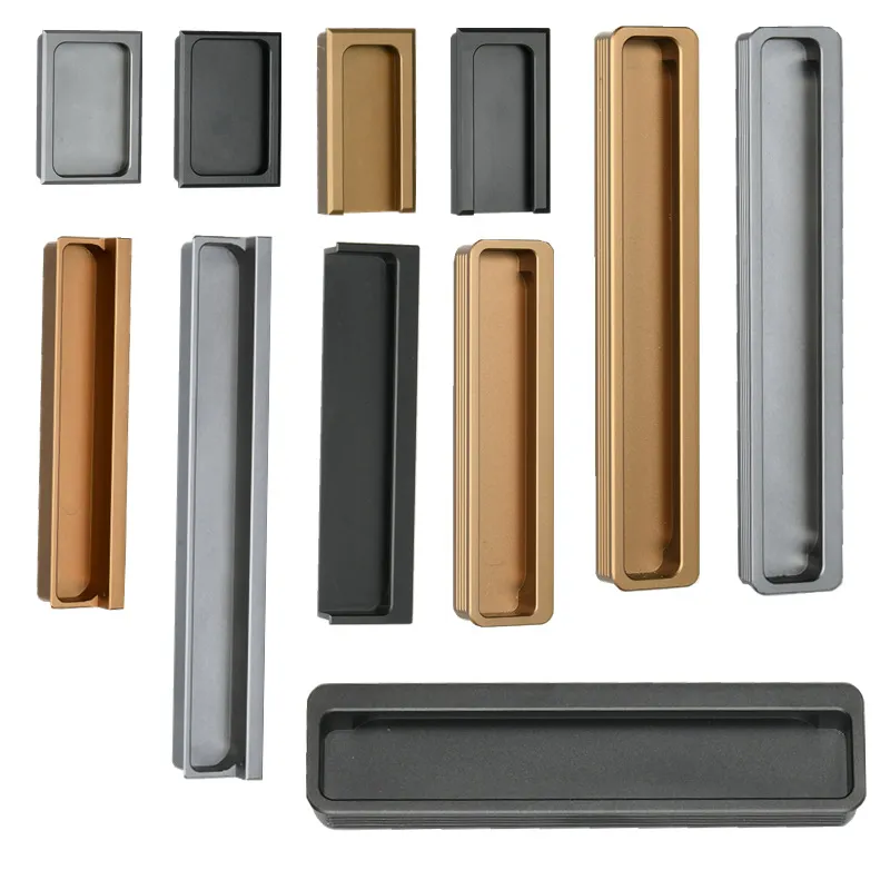 High Quality Wardrobe Build-in Handle Pull Knob for Door Furniture Accessories