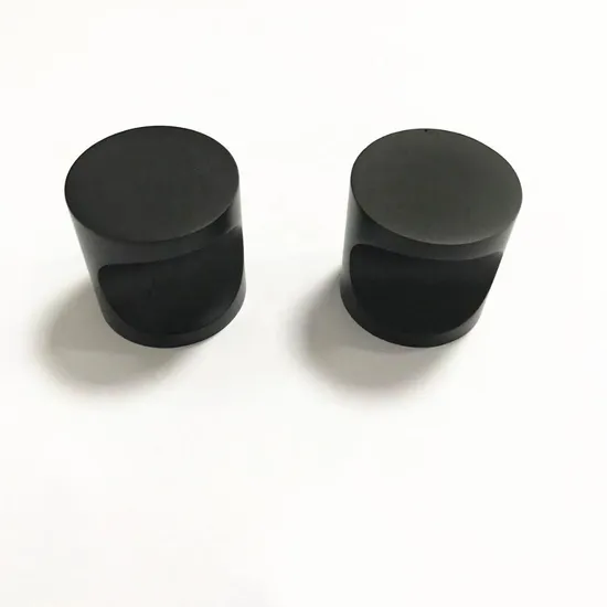 Aluminium Alloy Hardware D1064 - 30X30mm Cabinet Door Kitchen Bathroom Black Knob Pull