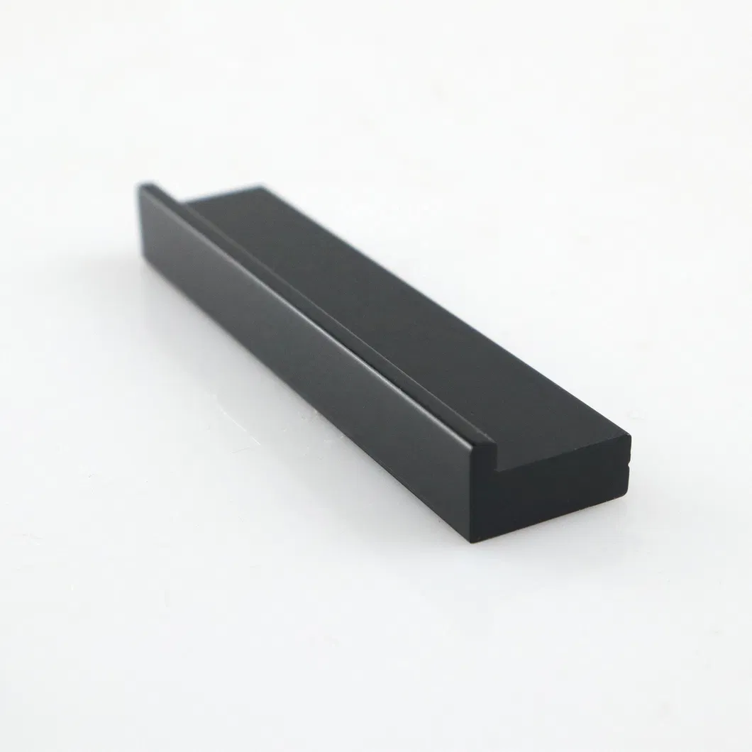 Furniture Accessories Hardware Matt Black Aluminum Cabinet Drawer Pull Handle