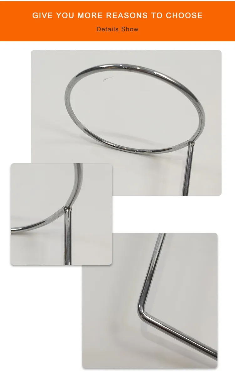 Wholesale Wire Hat Display Single Metal Hooks Mesh Stand