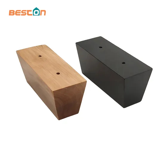 Cabinet Feet Straight Square Solid Wood Legs Bed Feet Wooden Legs