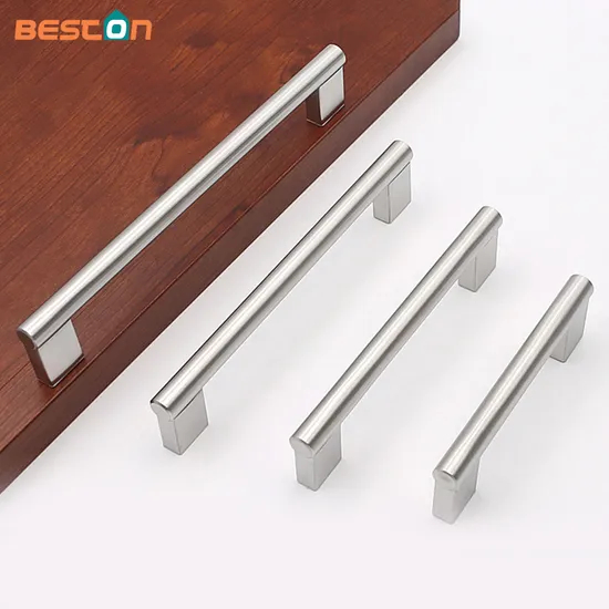 Stainless Steel Kitchen Drawer Handle Brushed Nickel Furniture Cabinet Pull Handles